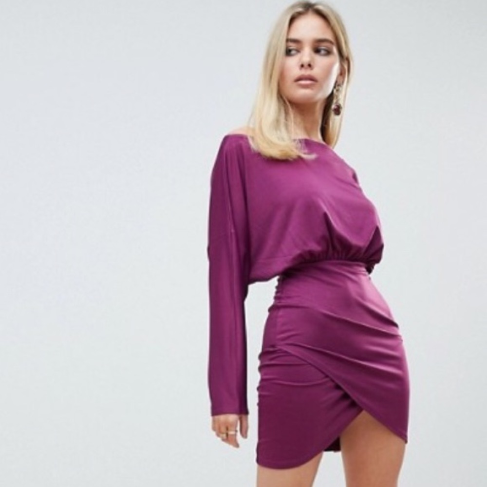 Pretty Little Thing Plum Mini Dress